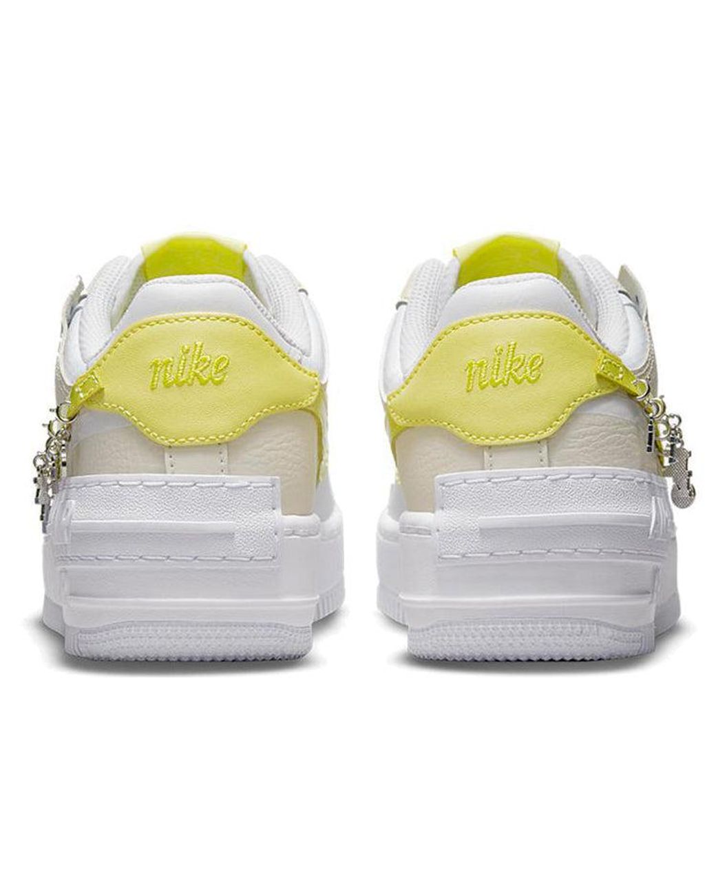 Nike White (Wmns) Air Force 1 Shadow Se 'Pale Ivory Light Zitron'