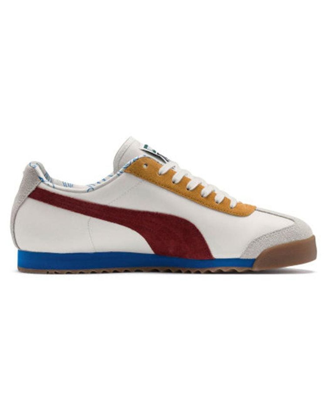PUMA White Tyakasha Roma Crimson' for men