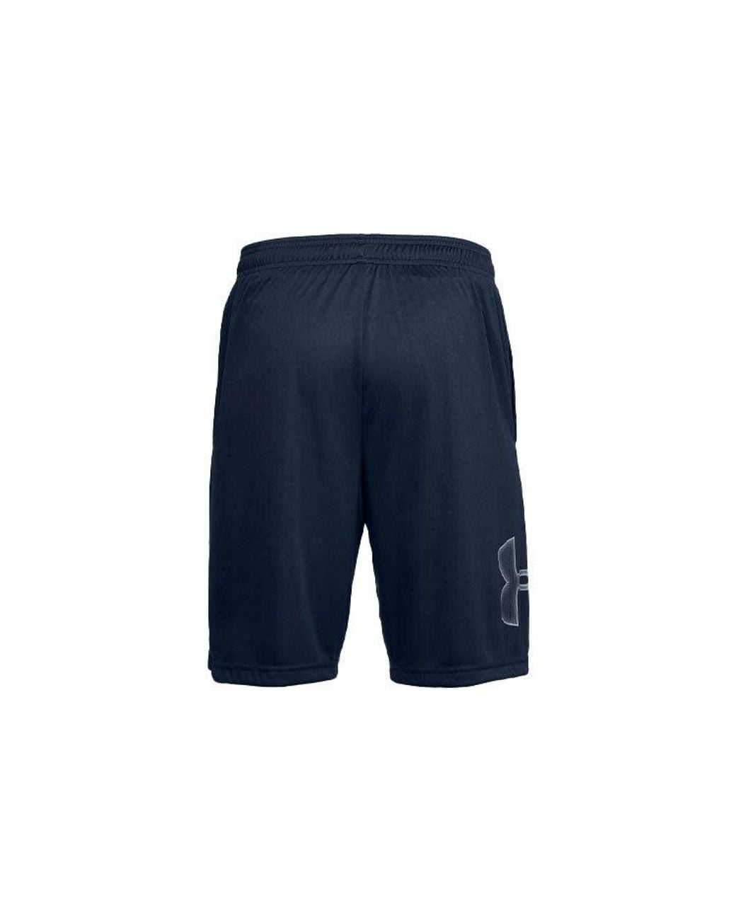 Under Armour Blue Tech Graphic Shorts 'Academy' for men