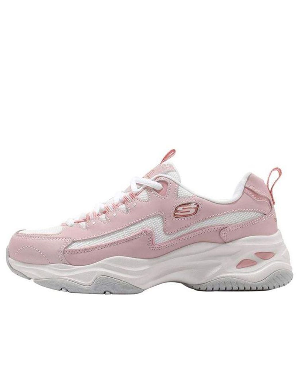 Skechers Pink (Wmns) D'Lites 4.0 Fancy Spirit Low-Tops Sport Shoes