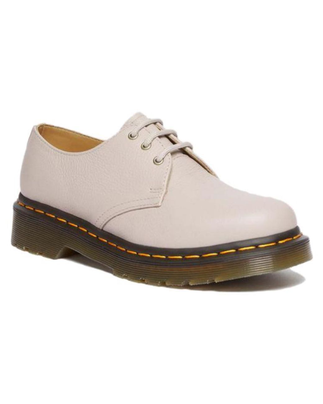 Dr. Martens White 1461 Virginia Leather Shoes 'Vintage Taupe'