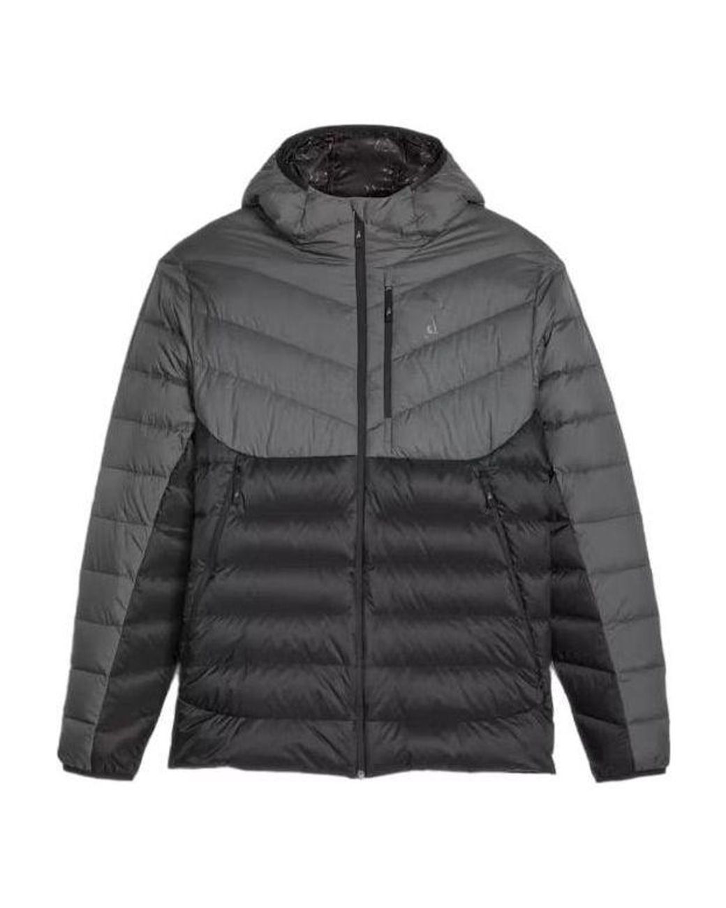 PUMA Gray Seasons Down Jacket for men