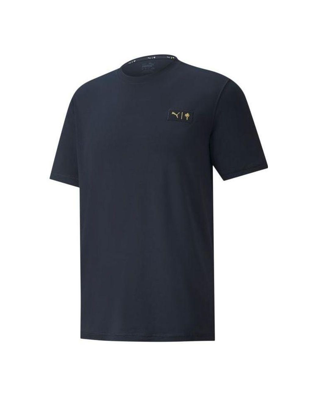 PUMA Blue X Palm Tree Crew Golf Tee for men