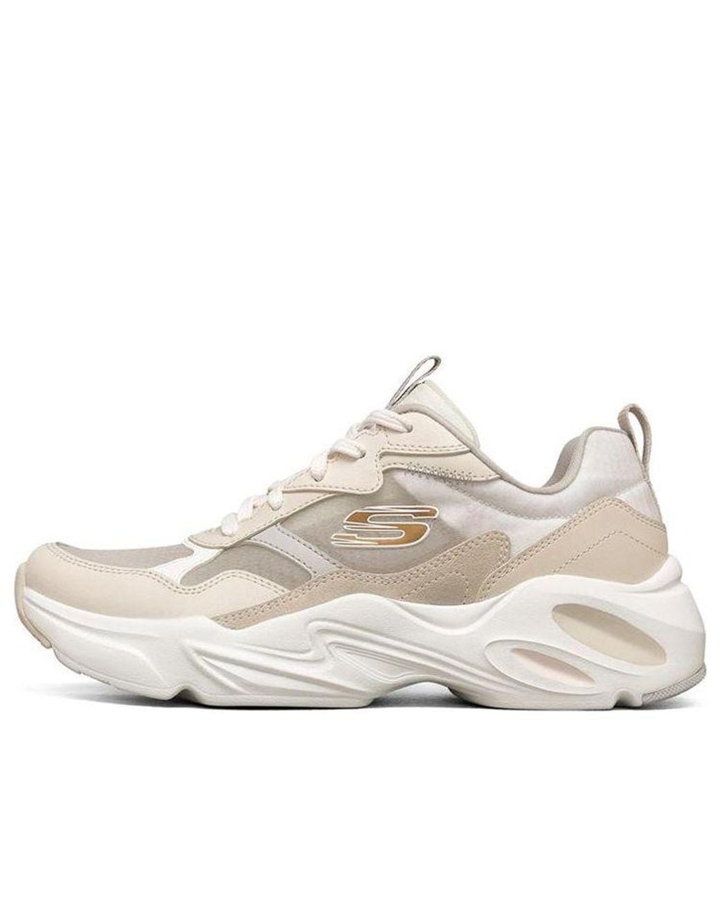 Skechers White (Wmns) Stamina Airy Running Shoes Cream