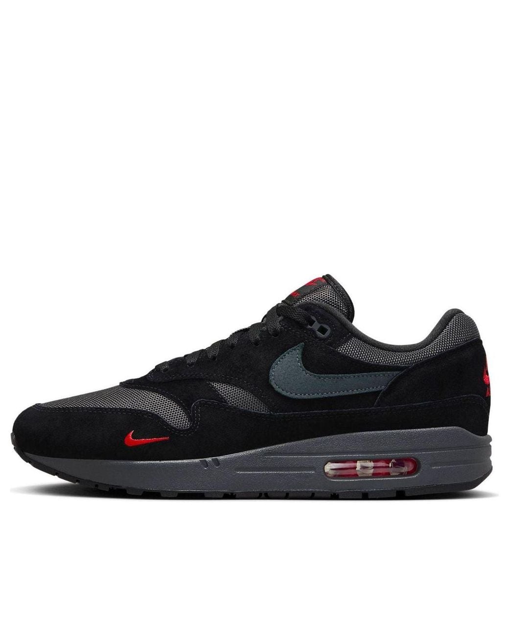 Nike Black Air Max 1 Shoes for men