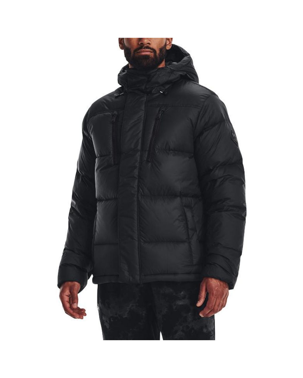 Under Armour Black Storm Coldgear Infrared Down Jacket for men