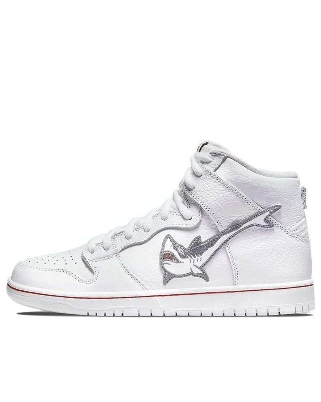 Nike White X Oski Sb Dunk High Shark for men