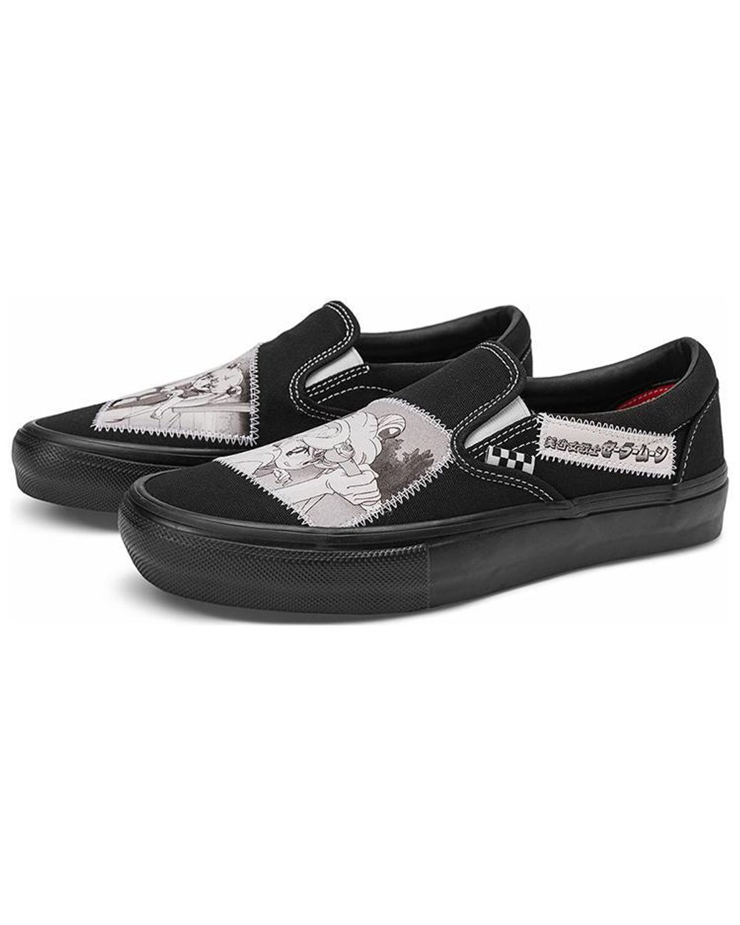 Vans Black Sailor Moon X Skate Slip-On 'Pretty Guardian'