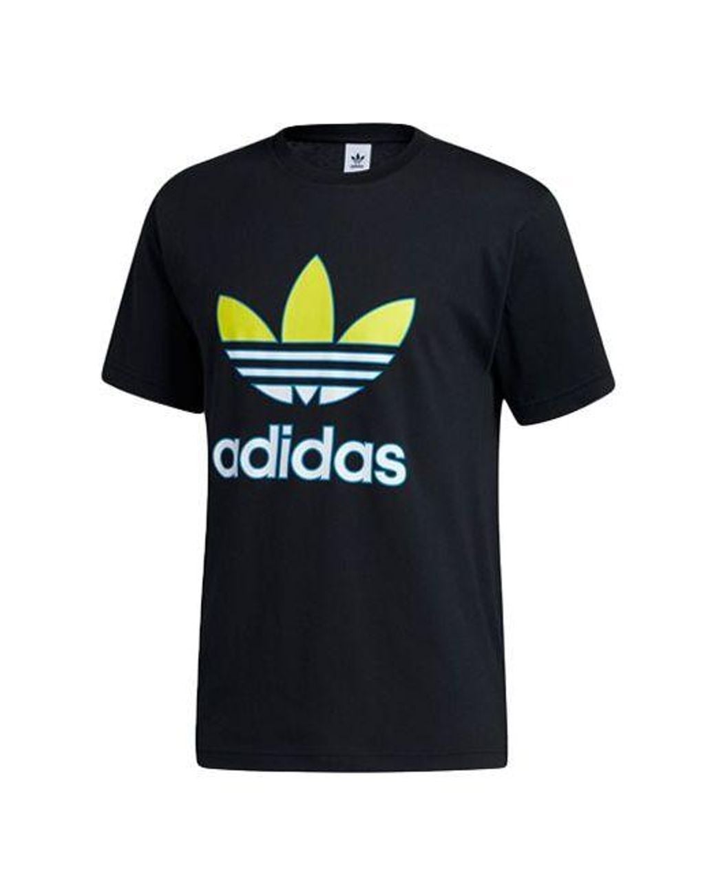 Adidas Black Originals S Road To Tokyo Trefoil Crew Neck for men