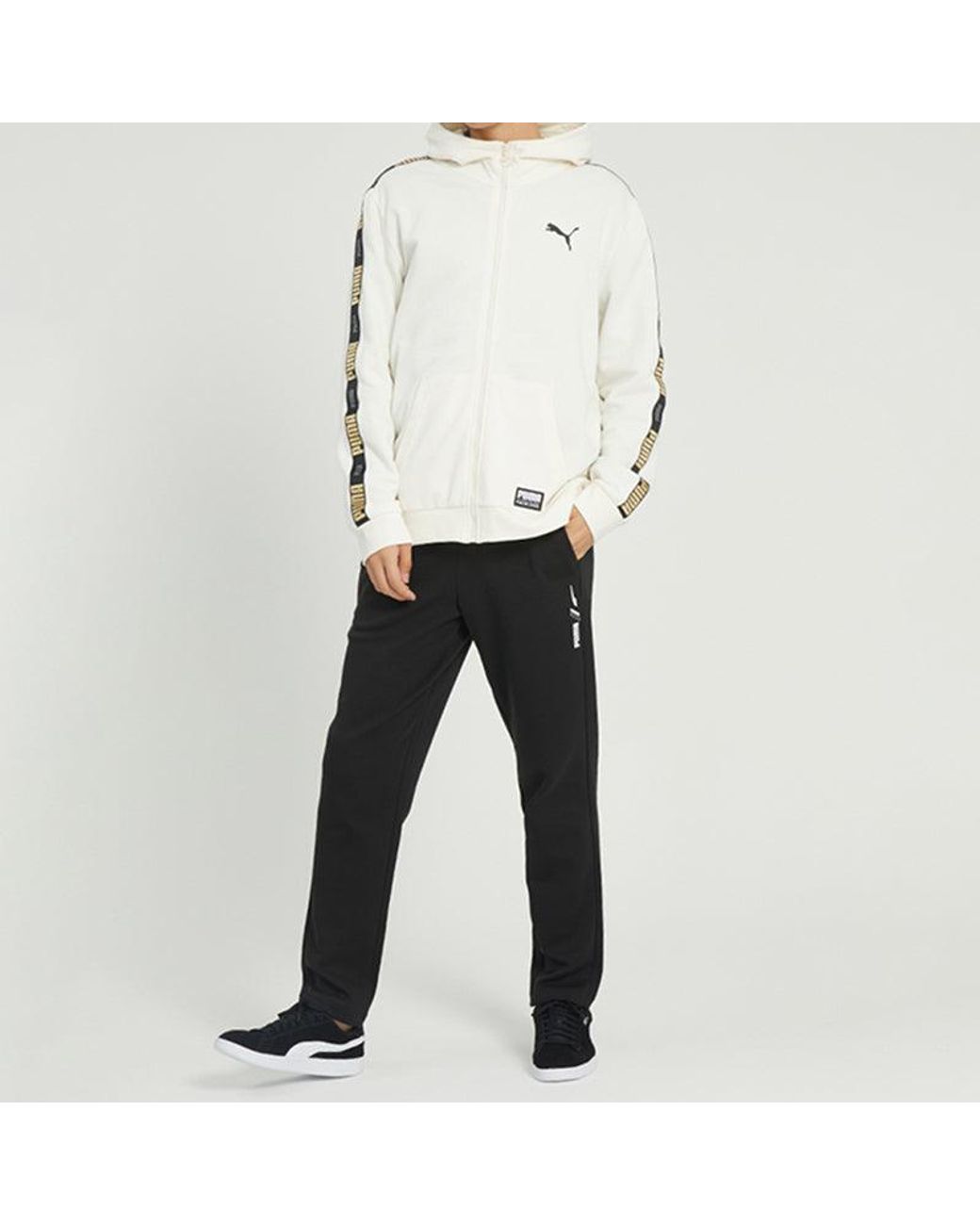 PUMA White Handwriting Label Jacket for men