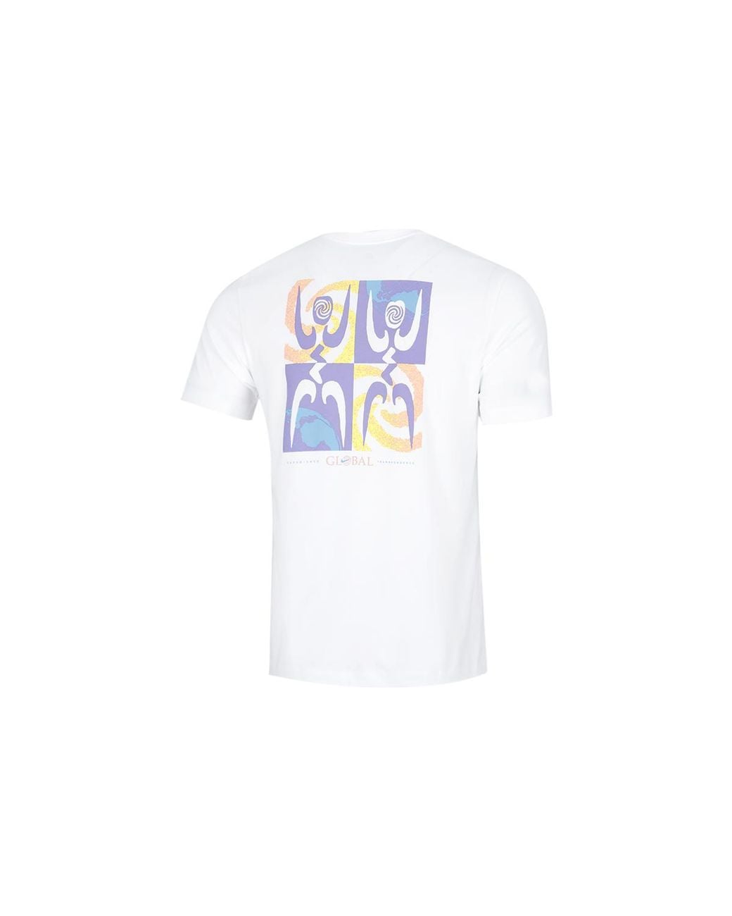 Nike White Logo Pattern Printing Casual Short Sleeve T-Shirt for men