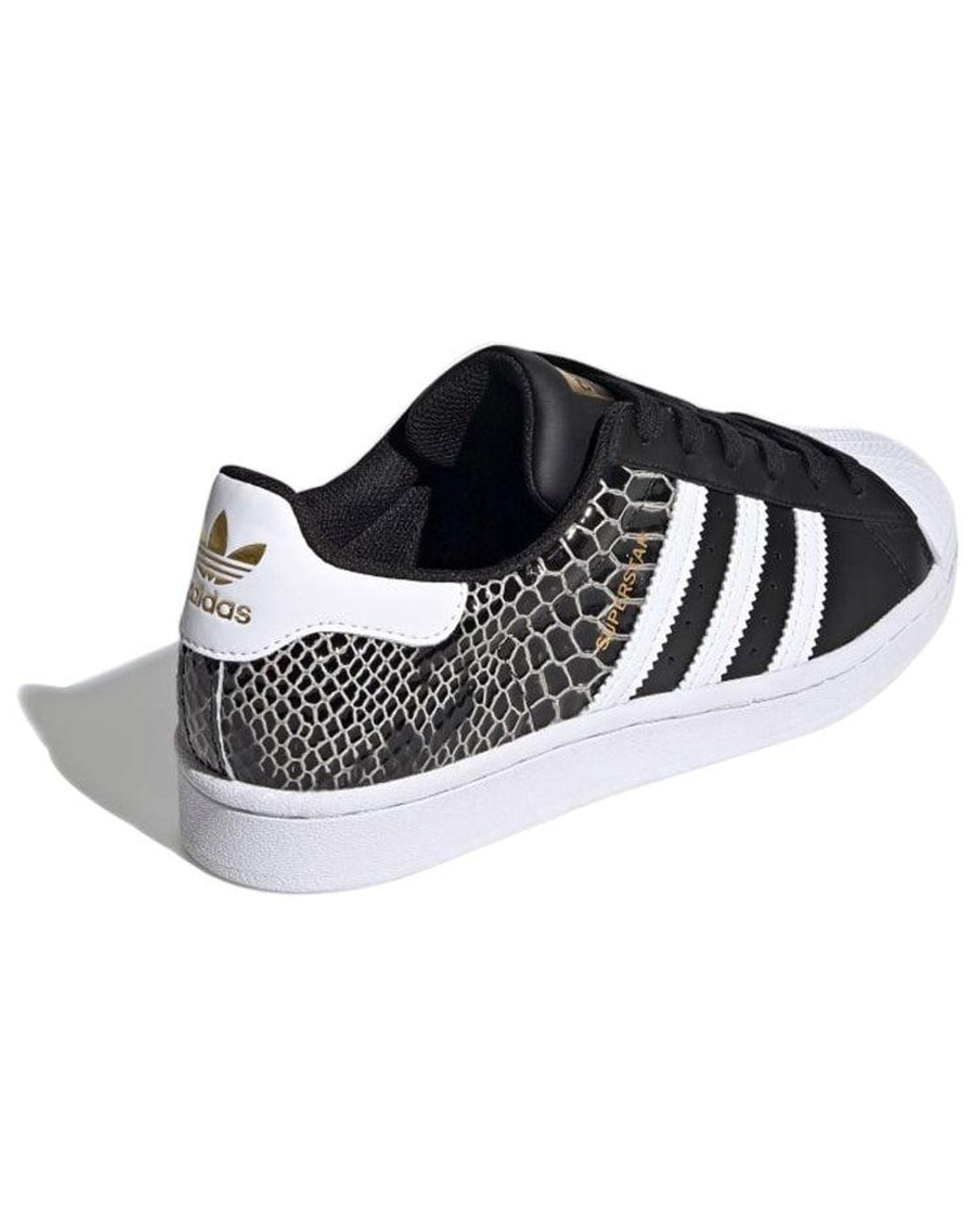Adidas Black (Wmns) Superstar Snakeskin'