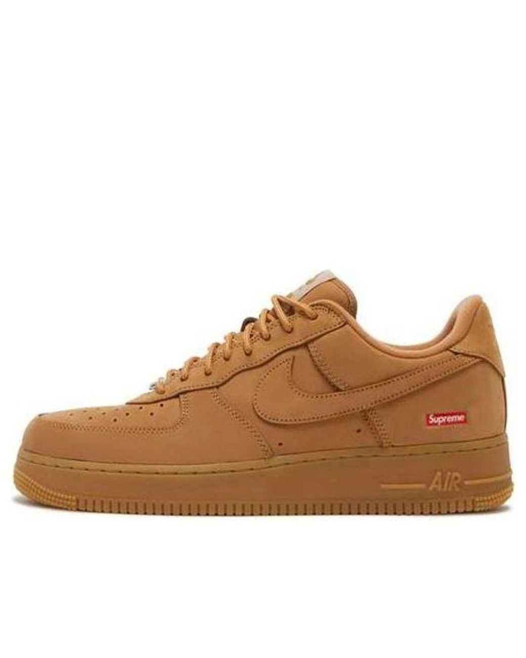 Nike Brown X Supreme Air Force 1 Low Sp 'Wheat' for men