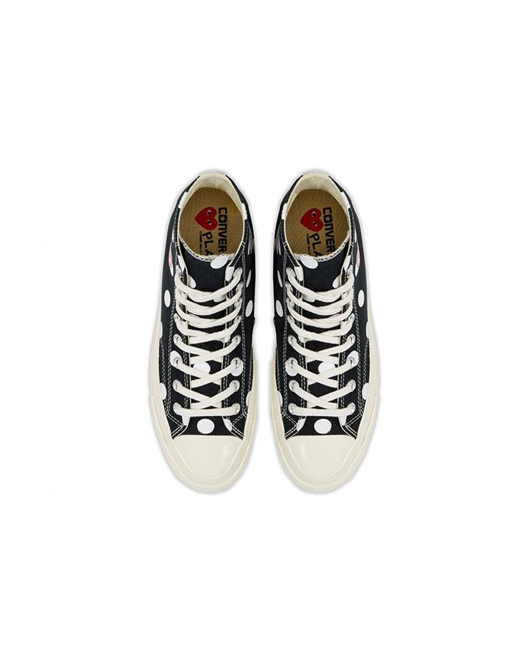 Converse Blue X Comme Des Garcons Play Chuck 70 Hi Polka Dot' for men