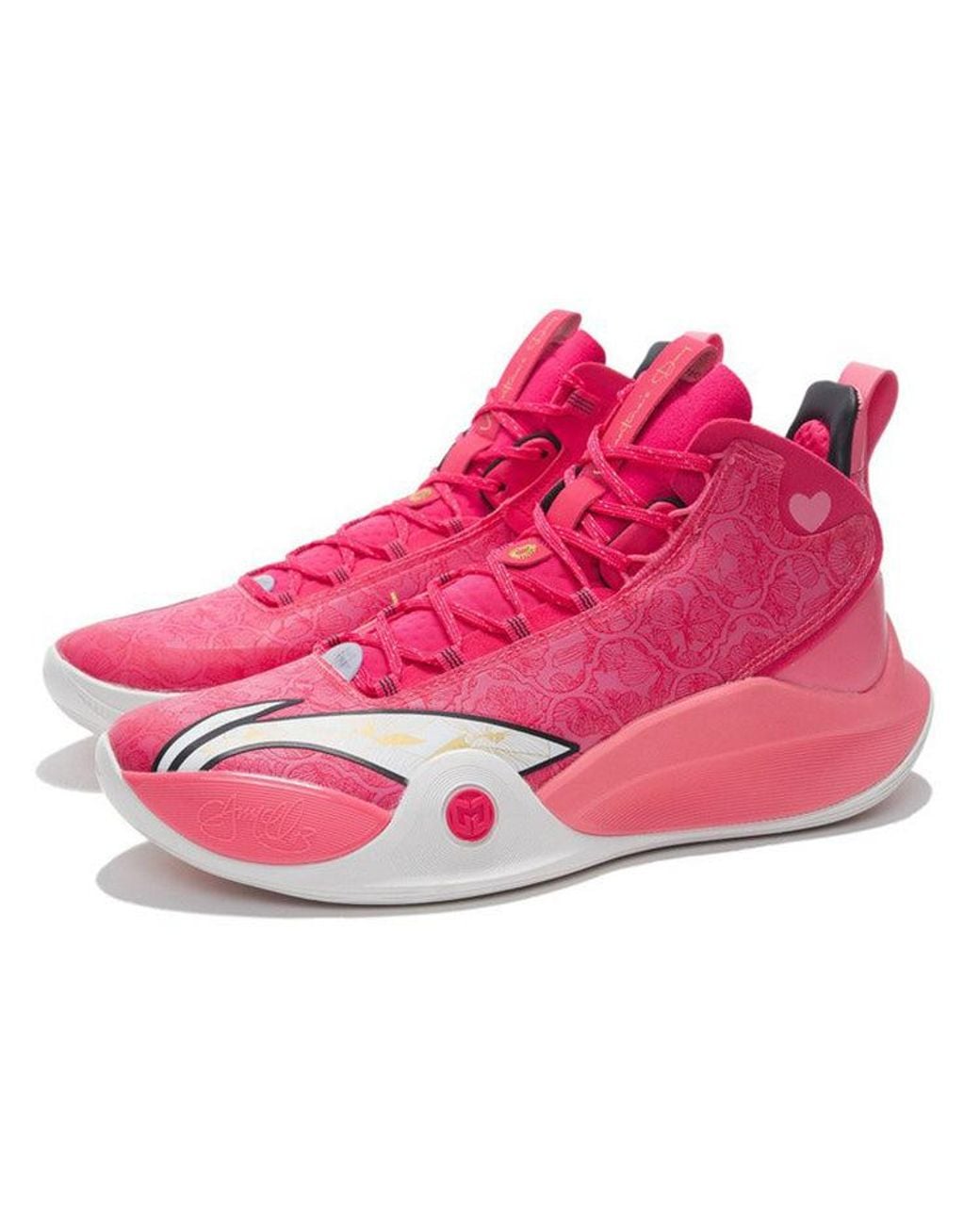 Li-ning Pink Lining Cj-1 Mccollum 1st Generation Peach's Day for men