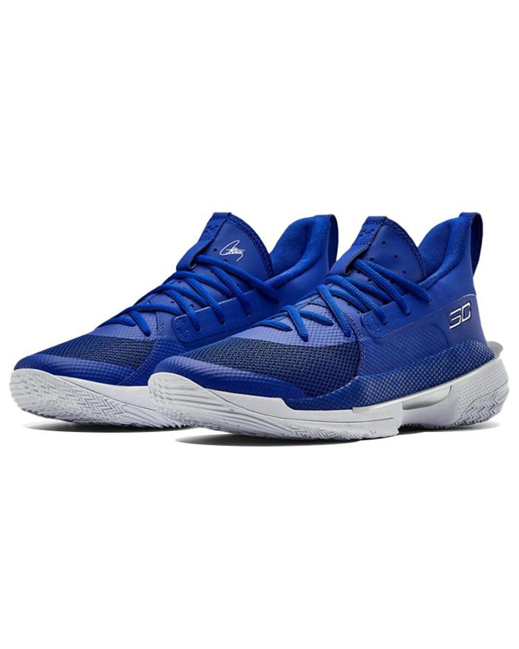 Under Armour Blue Curry 7 'Royal' for men
