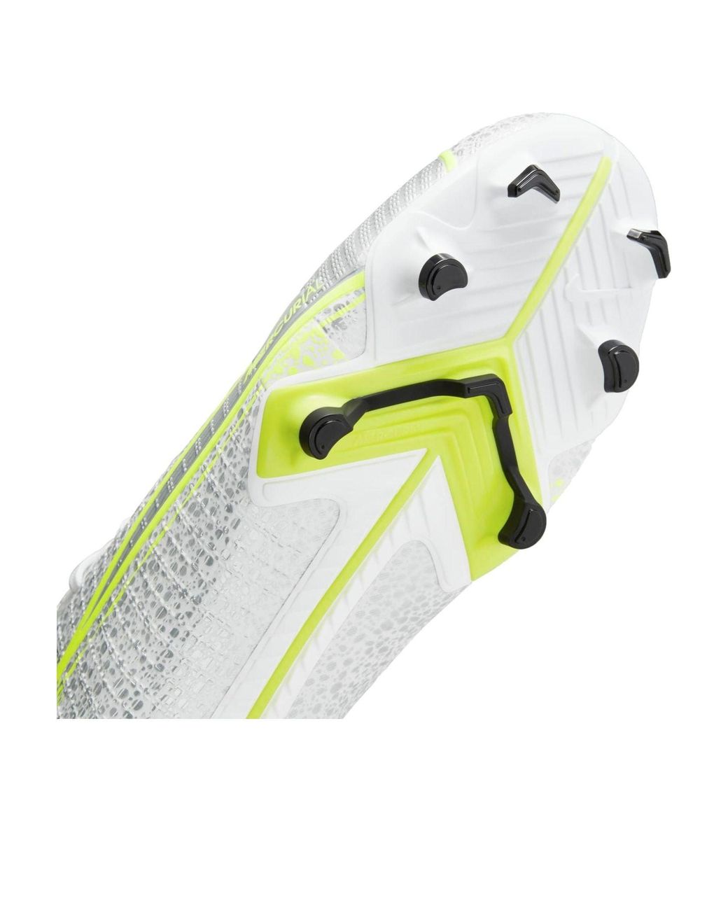 Nike White Mercurial Superfly 8 Academy Mg 'Metallic Volt' for men