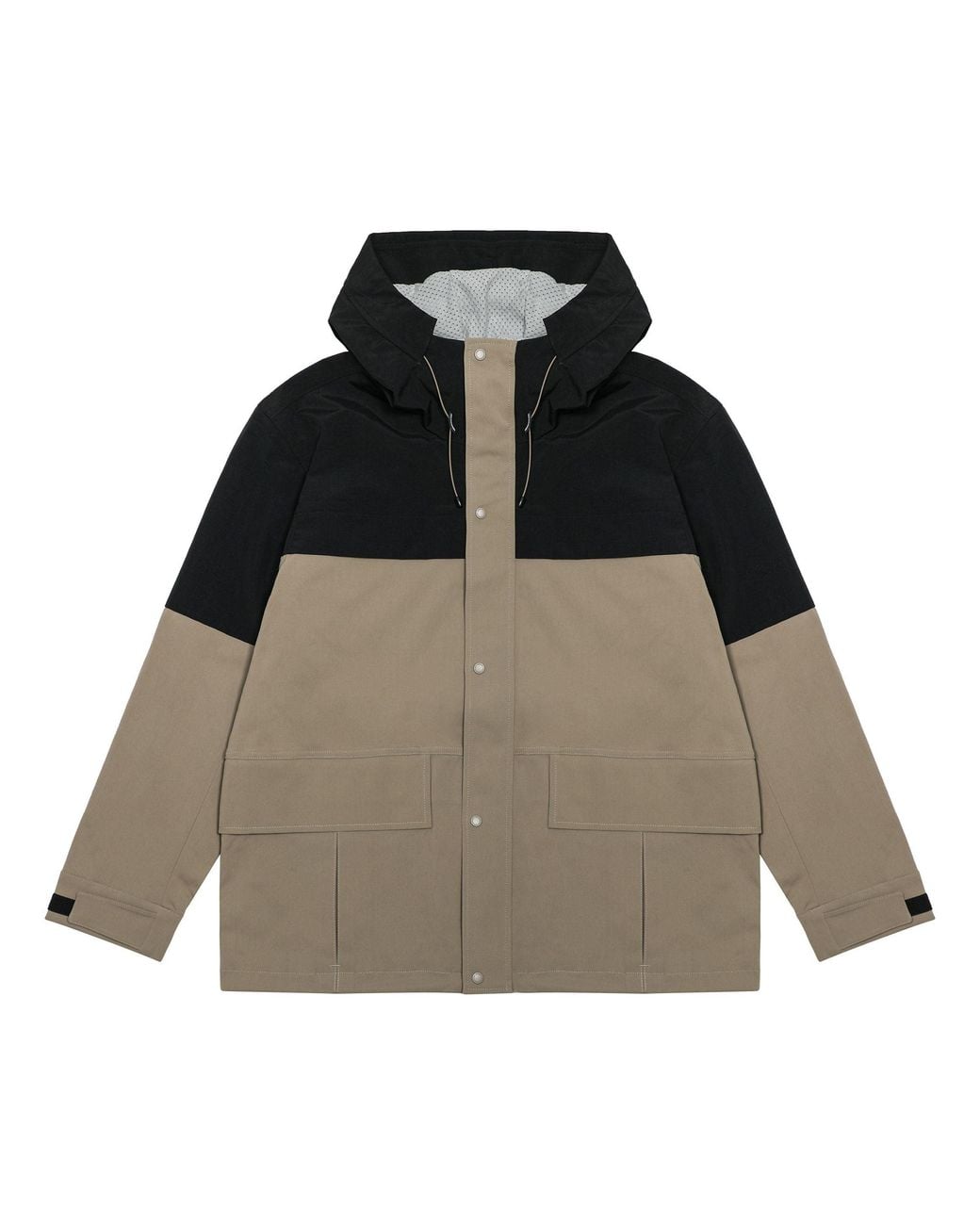 New Balance Natural Detachable Hooded Two-In-One Woven Solid Jacket 'Khaki' for men