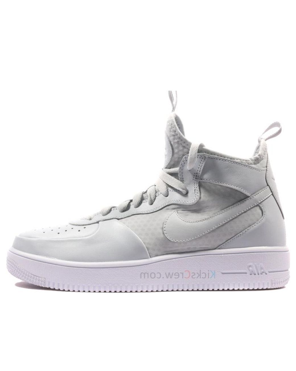 Nike Air Force 1 Ultraforce Mid 'white' in Gray for Men | Lyst