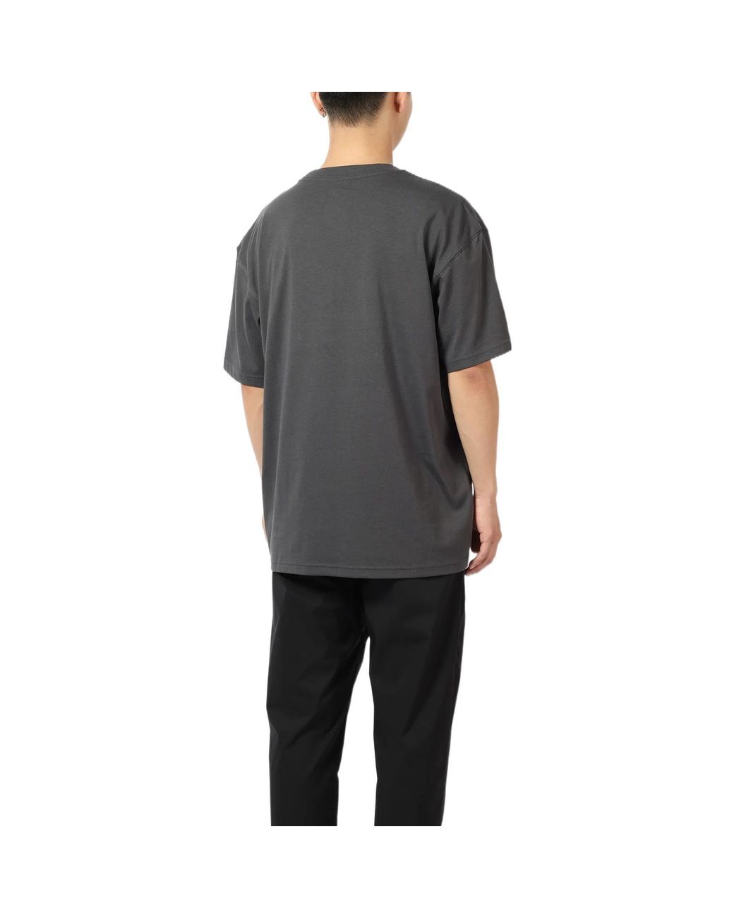 Nike Black Sportswear Circa Hybird S/S Tee Logo Printing Round Neck Short Sleeve for men