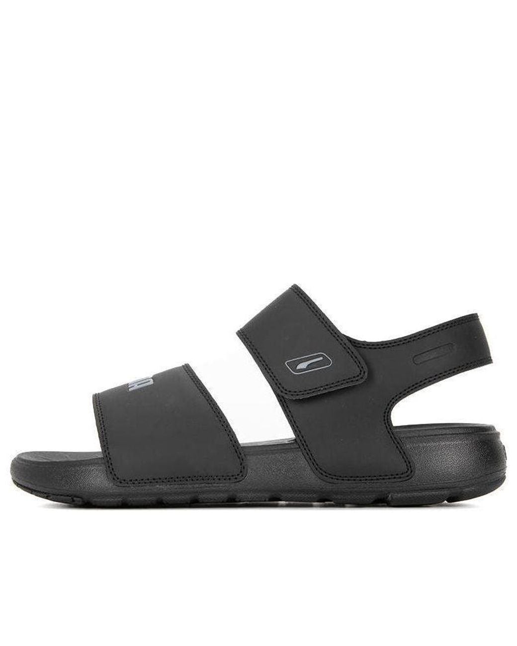 PUMA Black Softride Sandal Pure Tile' for men