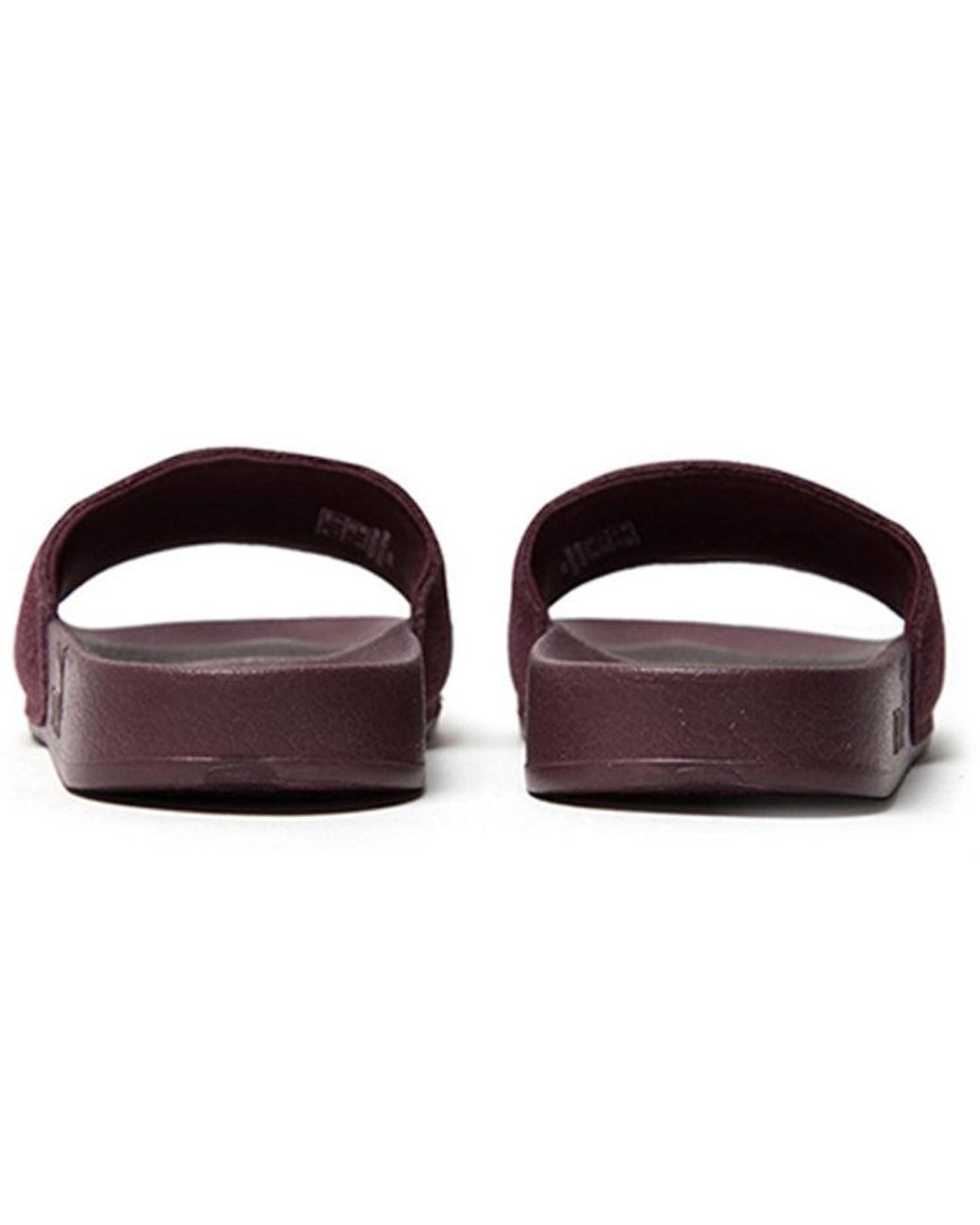 PUMA Brown Leadcat Suede Slide 'Vineyard Wine' for men