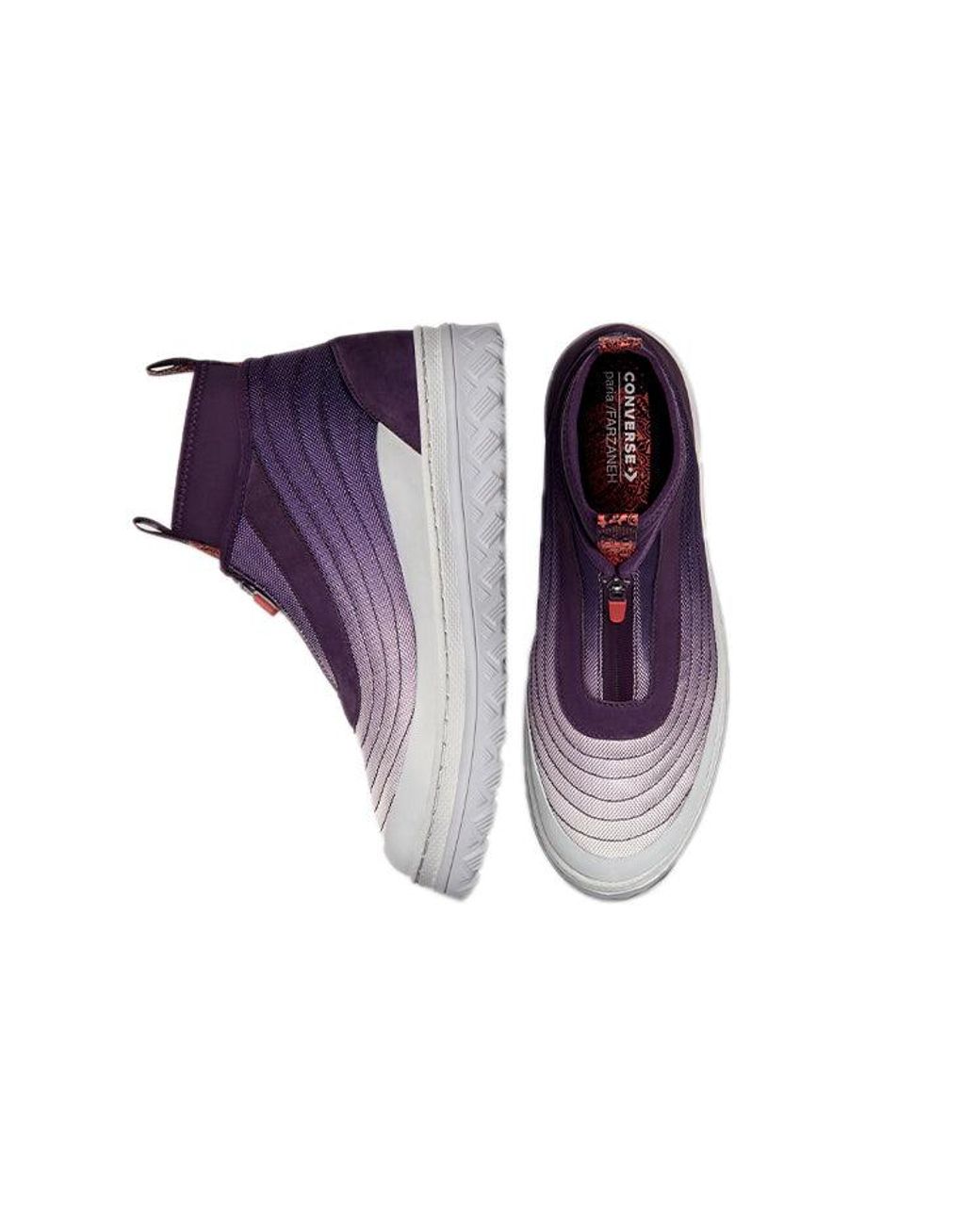 Converse Purple Paria /Farzaneh X Pro Leather X2 Tech High 'Grape Royal' for men