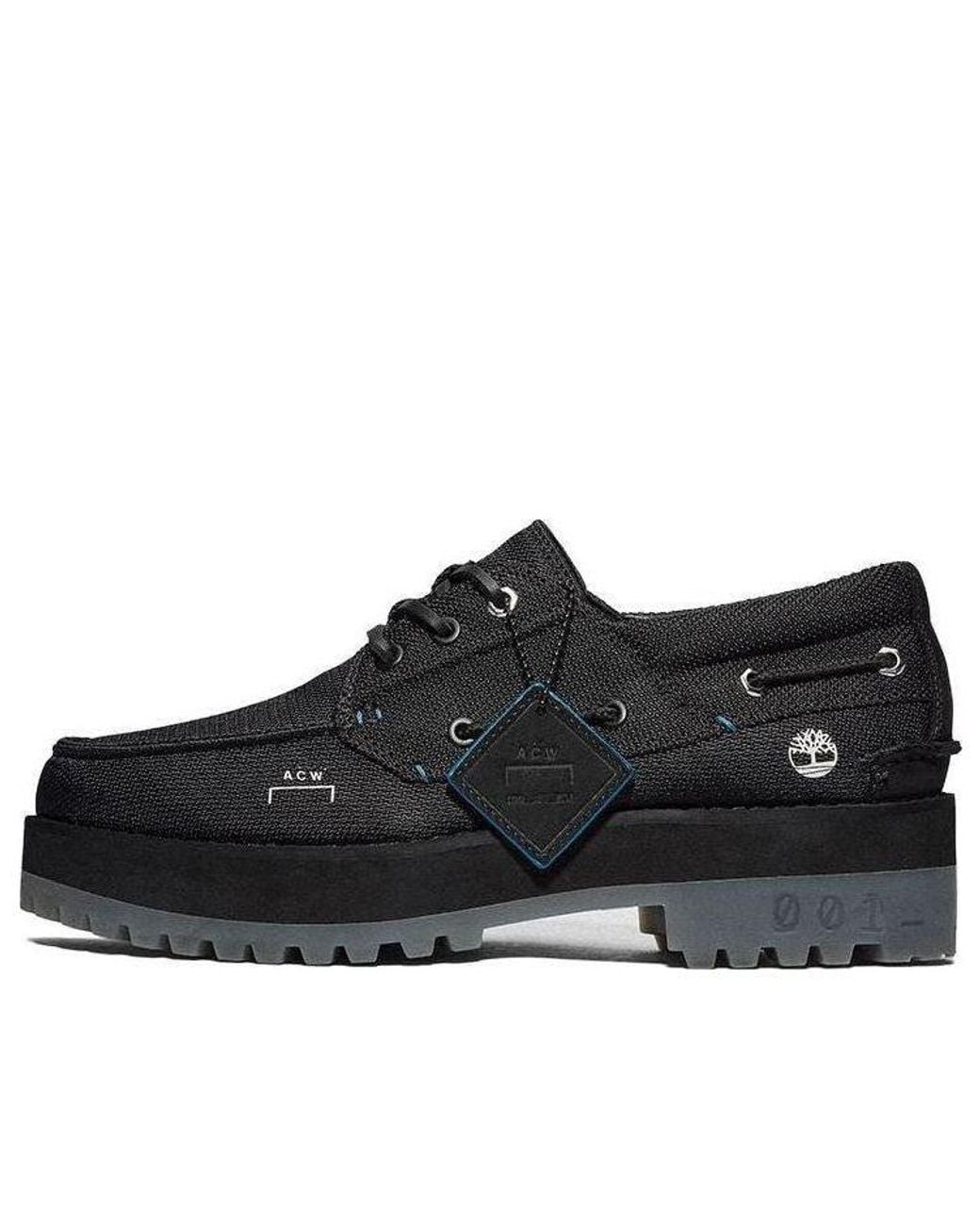 Timberland X A Cold Wall Boat Shoes in Black for Men | Lyst