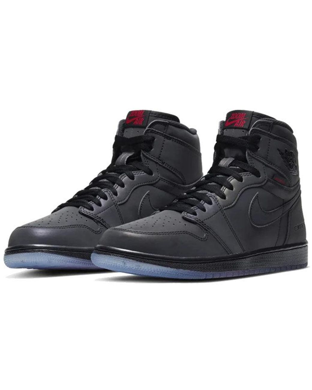 Nike Black 1 Retro High Zoom 'Fearless' for men