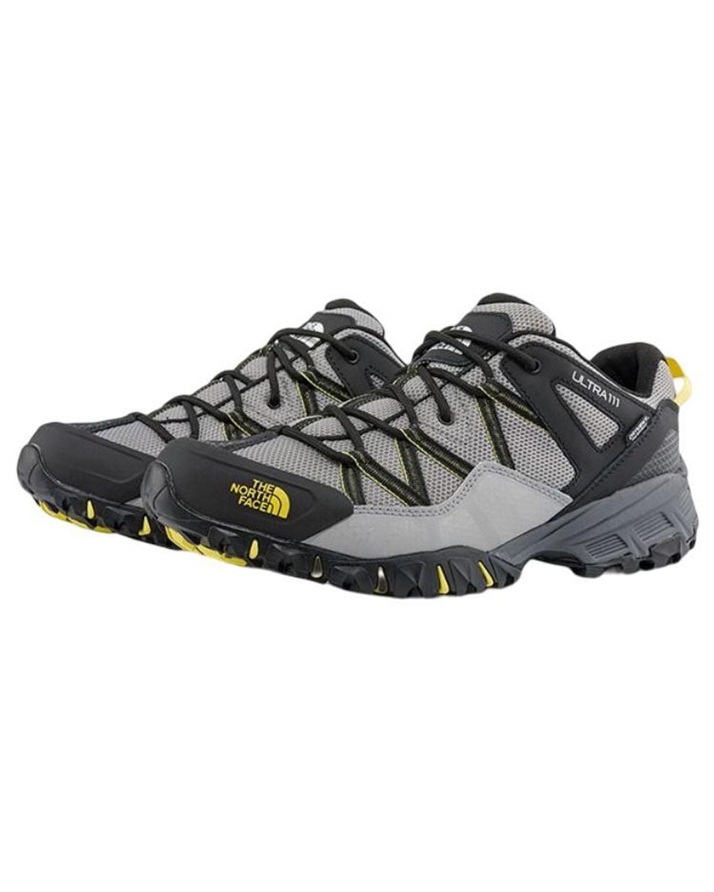 The North Face Brown Ultra 111 Waterproof Trail Hiking Shoes for men