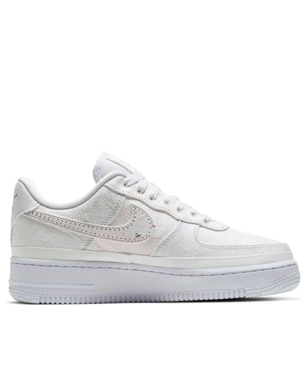 Nike White (Wmns) Air Force 1 Low 'Tear Away'
