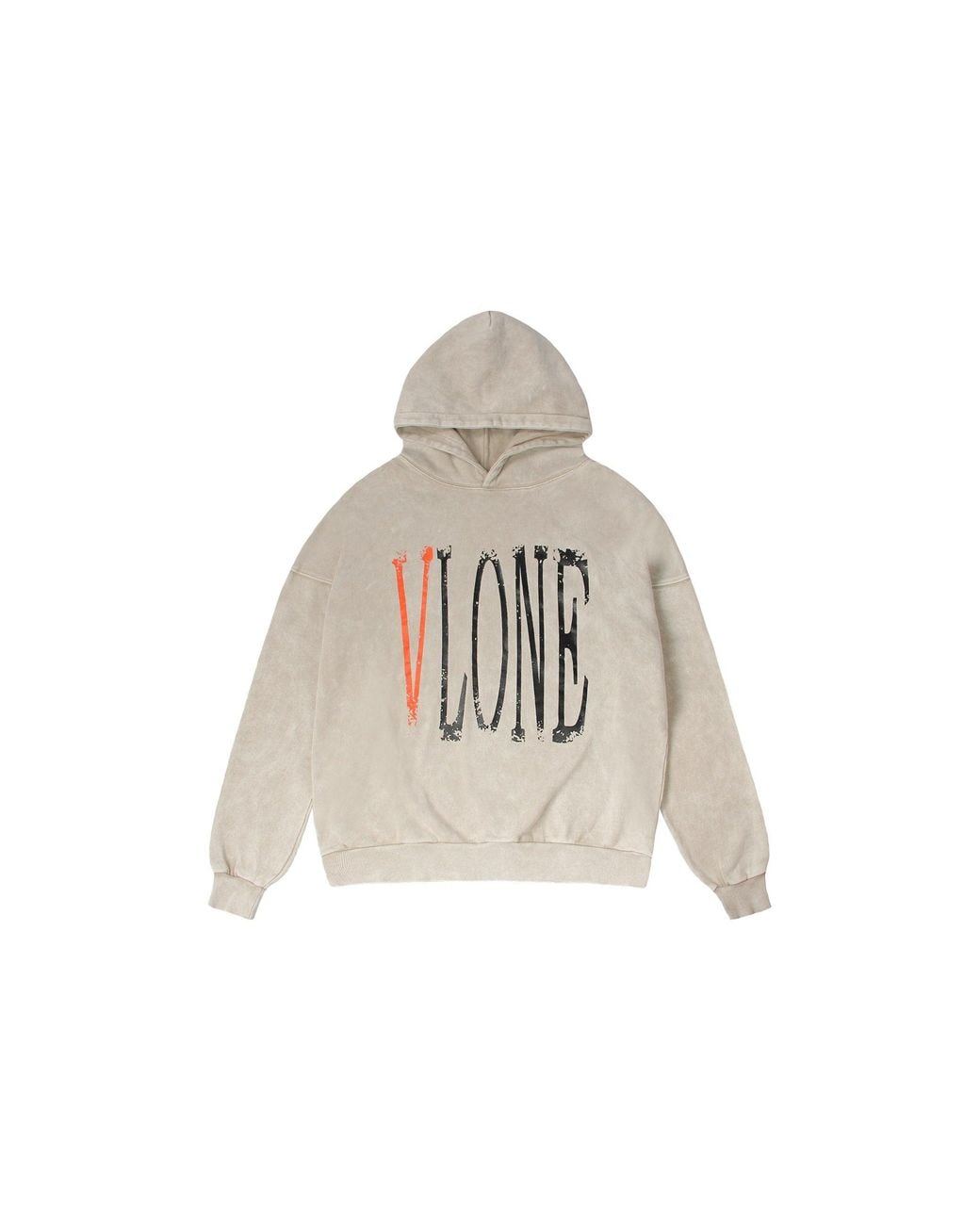 Vlone(GOAT) White Live Alone Die Alone Hoodie 'Wheat' for men