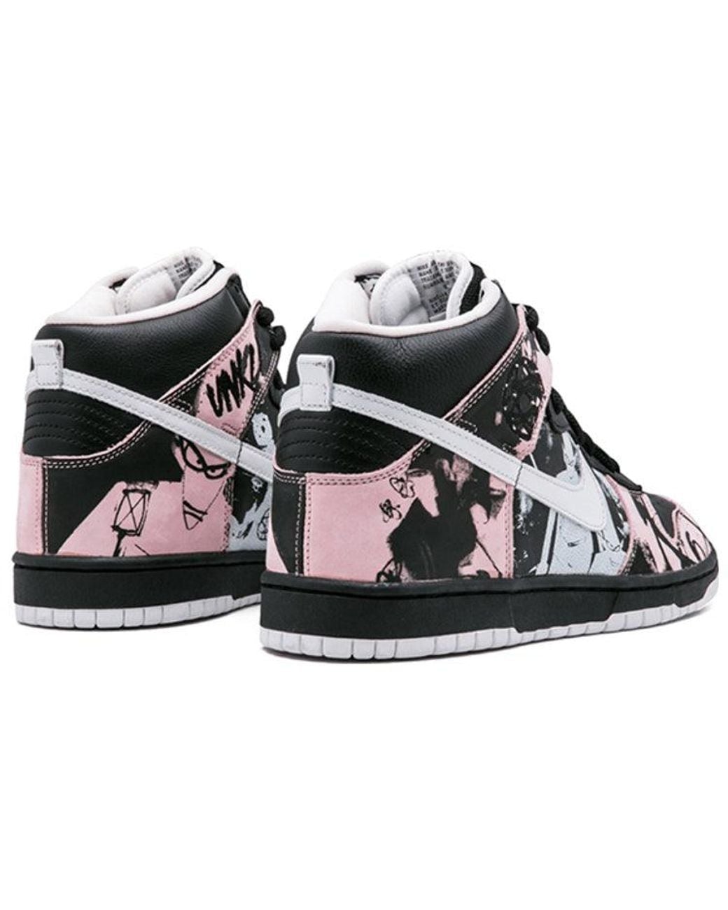 Nike Black Sb Dunk High Pro "unkle Futura" Shoes for men