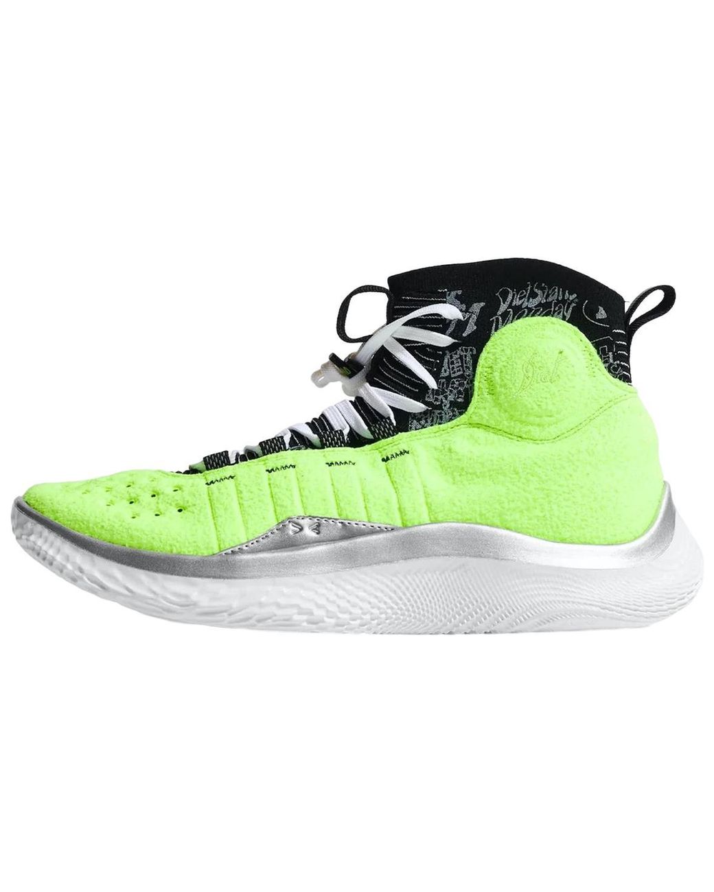 Under Armour Green X Diet Starts Monday Curry 4 'Tennis Ball' for men