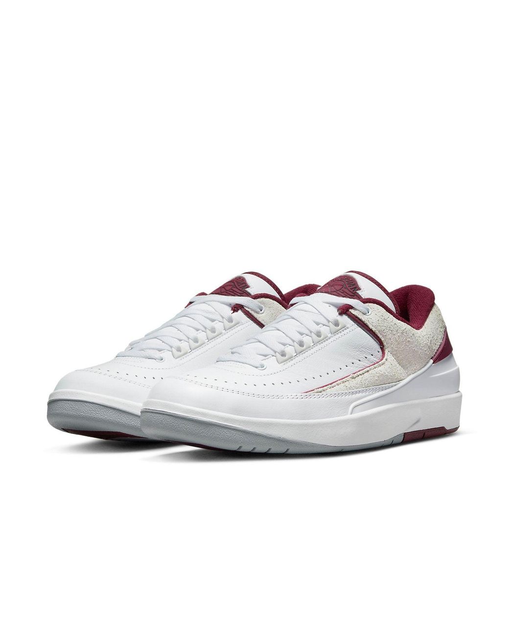 Nike White Jordan 2 Retro Low Cherrywood for men