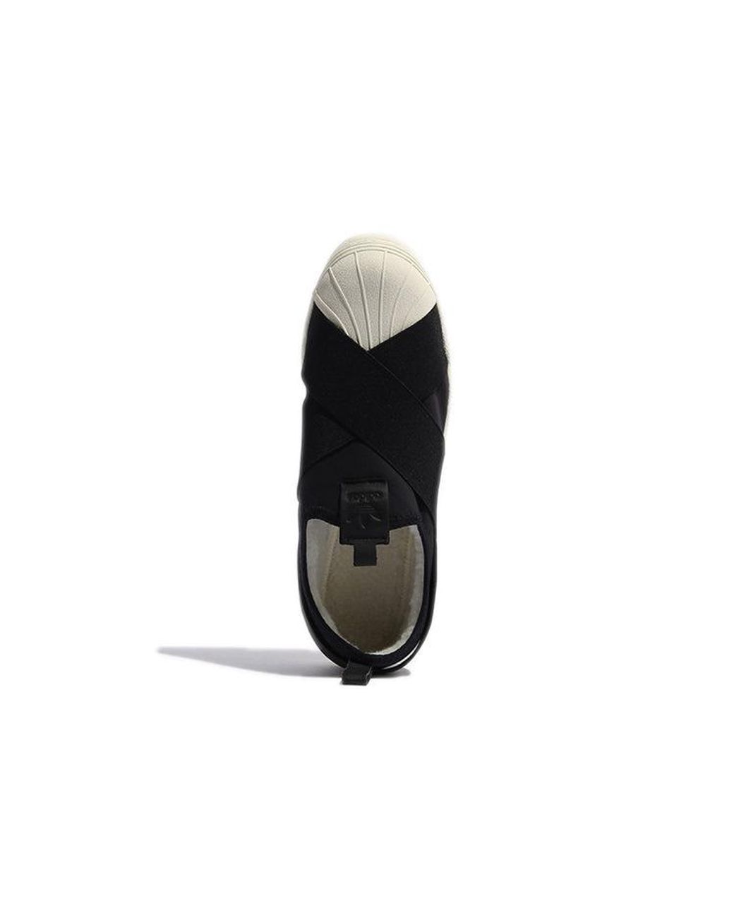 Adidas Black Ss Slipon Fleece Cream' for men