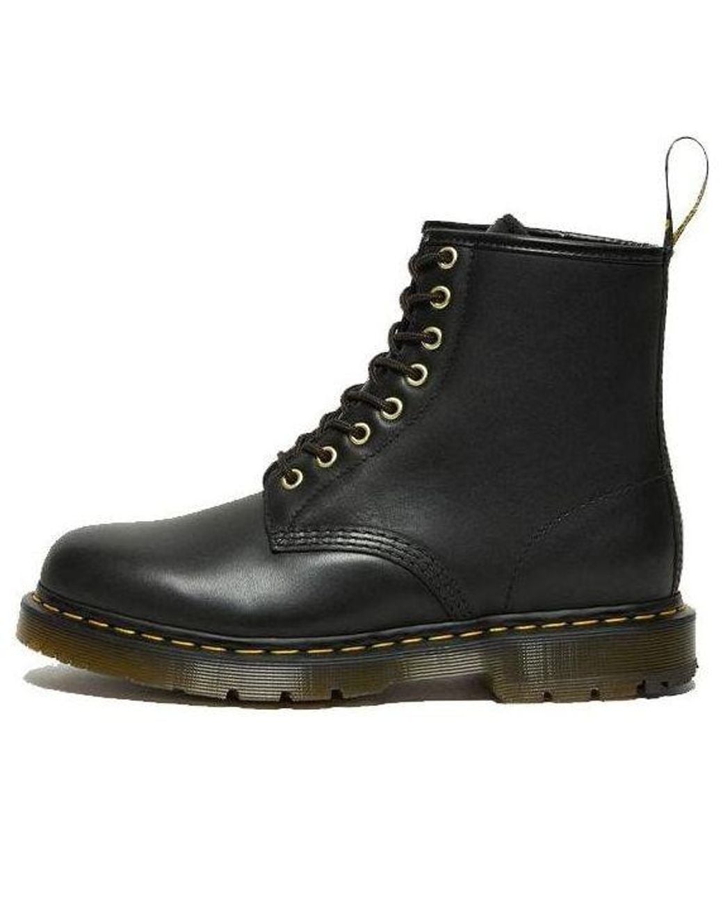 Dr. Martens Black 1460Dm's Wintergrip Leather Ankle Boots 'Blizzard Wp'