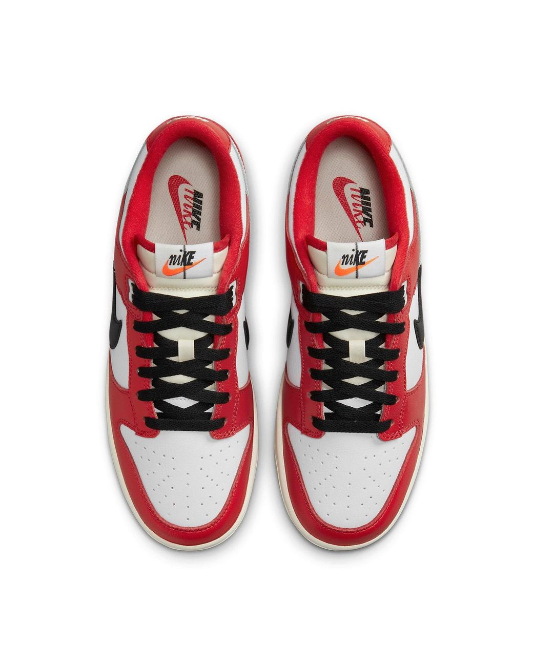 Nike Red Dunk Low 'Chicago Split' for men