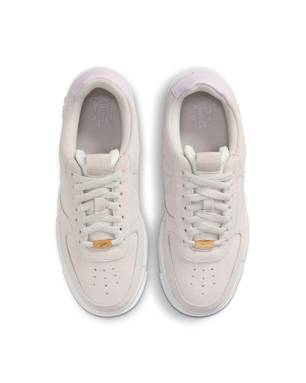 Nike White (Wmns) Air Force 1 Pixel 'Light Bone Regal'