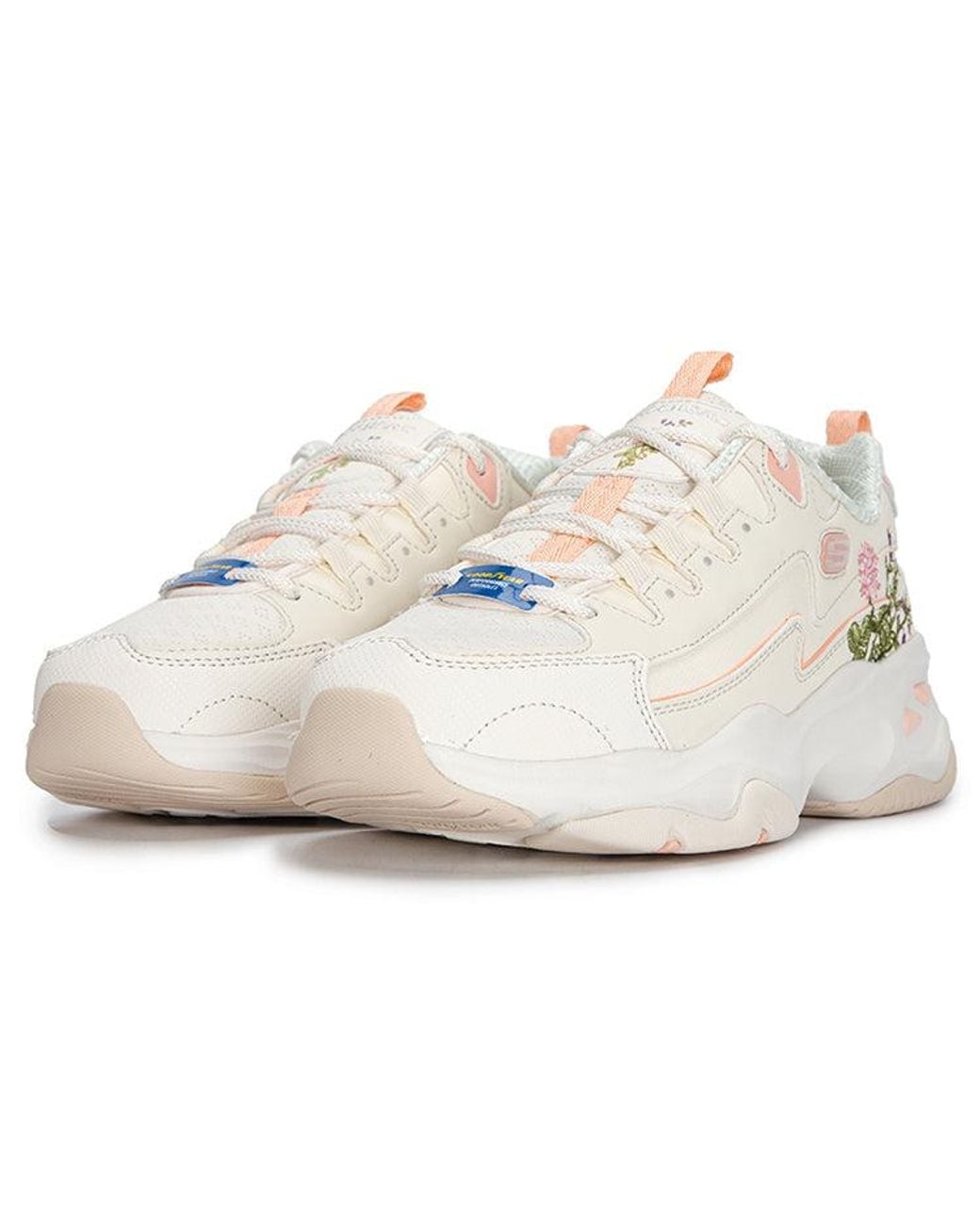 Skechers White (Wmns) D'Lites 4.0