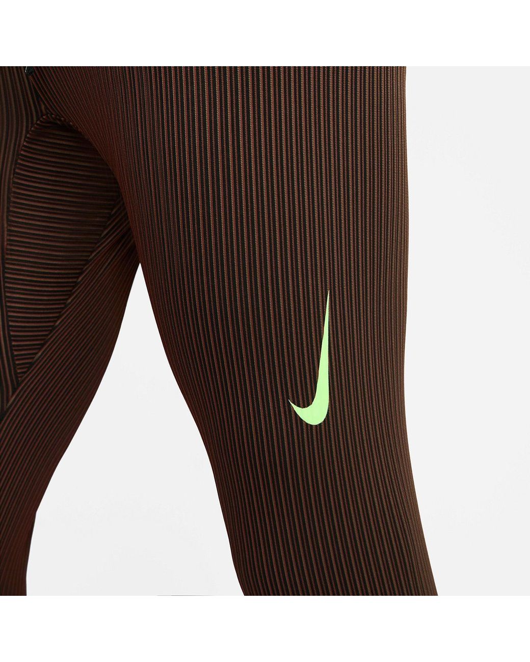 Nike Brown Dri-Fit Adv Aeroswift Racing Tights Pants for men