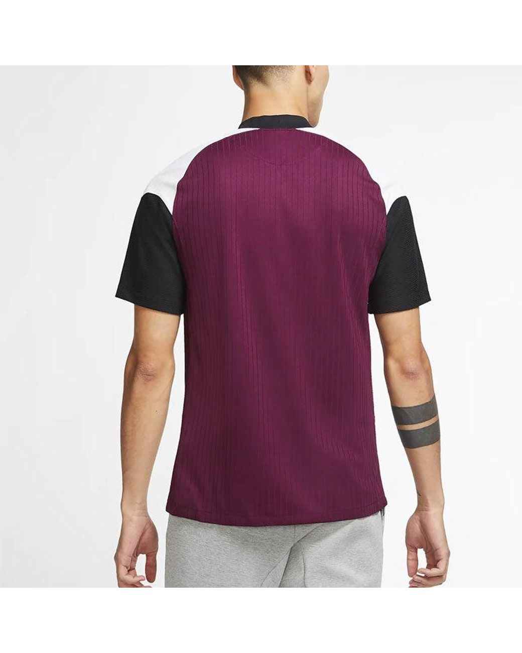 Nike Red Psg Nk Breathe Brt Stadium Stad Jersey Jsy Short Sleeve Ss 3R Bordeaux for men