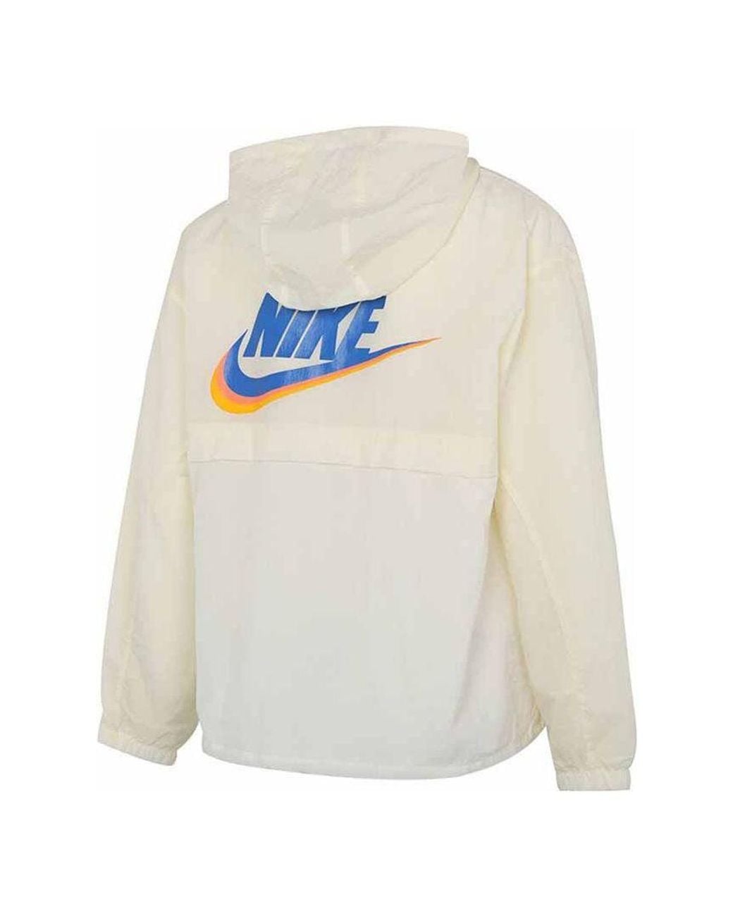 Nike White (Wmns) Nsw Icon Clash Jacket Ss22 Athleisure Casual Sports Hooded Jacket Autumn