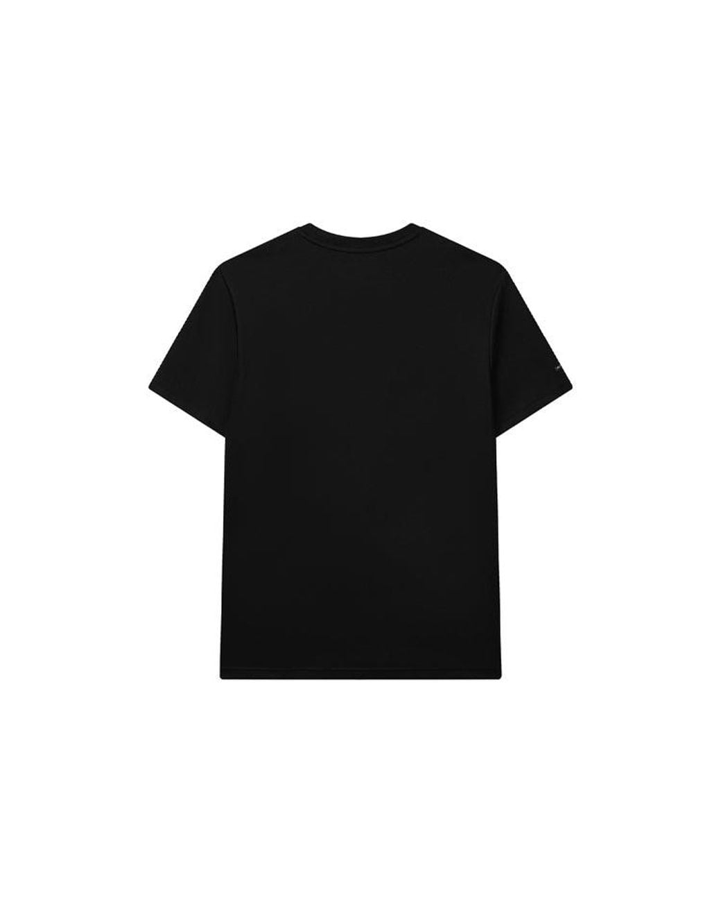 Fila Black Letter Logo Loose Crewneck Short Sleeve for men