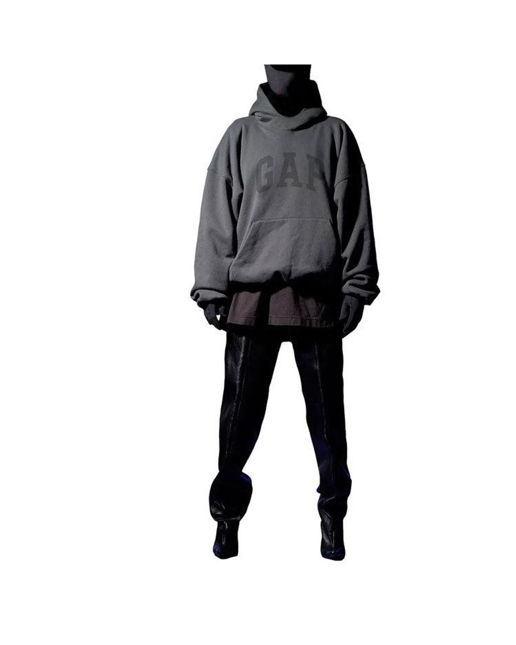 Yeezy Gap Blue Engineered By Balenciaga Ss22 Dove Hoodie 'Dark' for men