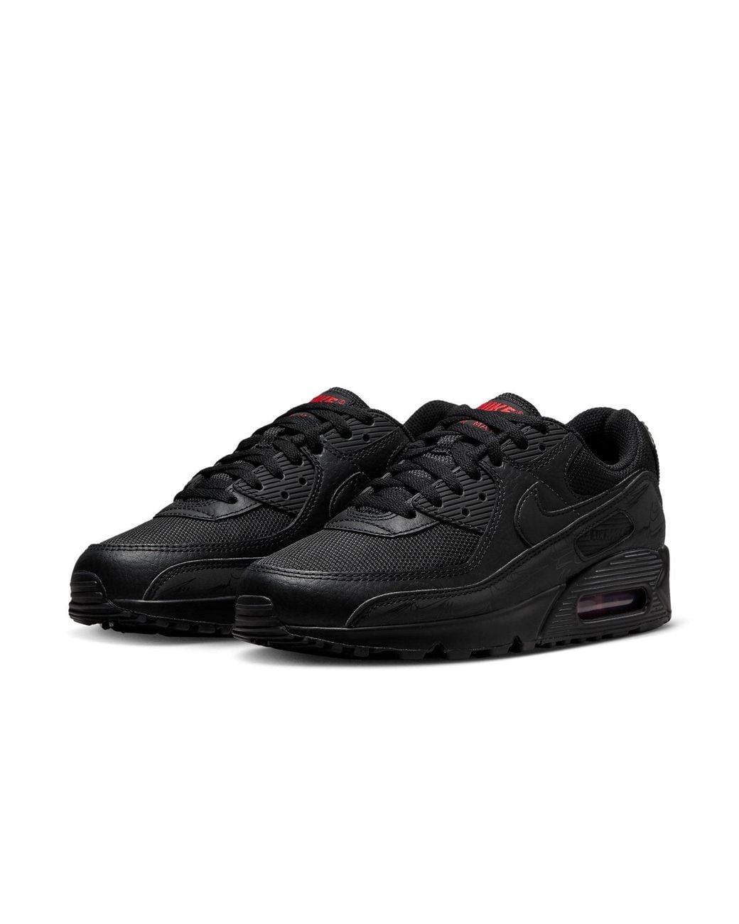 Nike Black Air Max 90 Reflective' for men