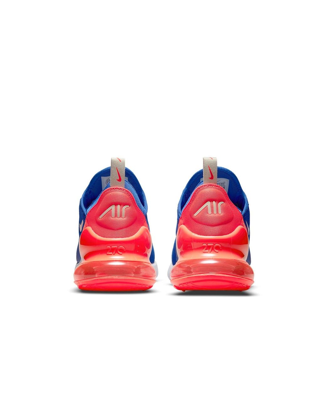 red white and royal blue air max 270