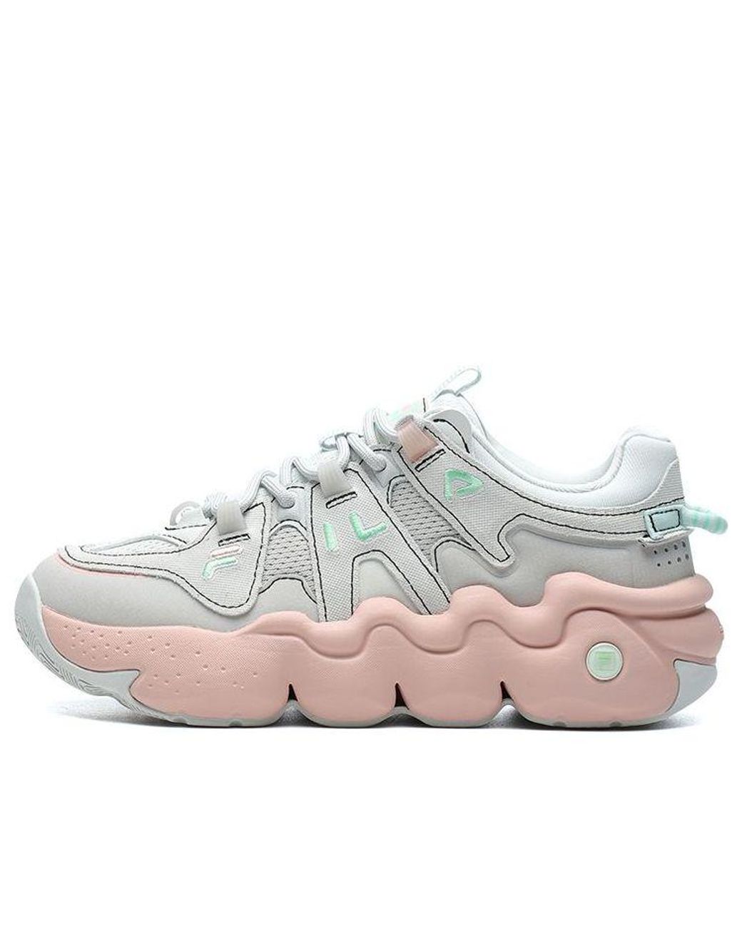 Fila White (Wmns) Barricade Low Sneakers