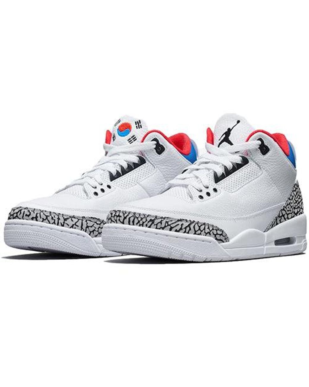 Nike White 3 Retro 'Seoul' for men