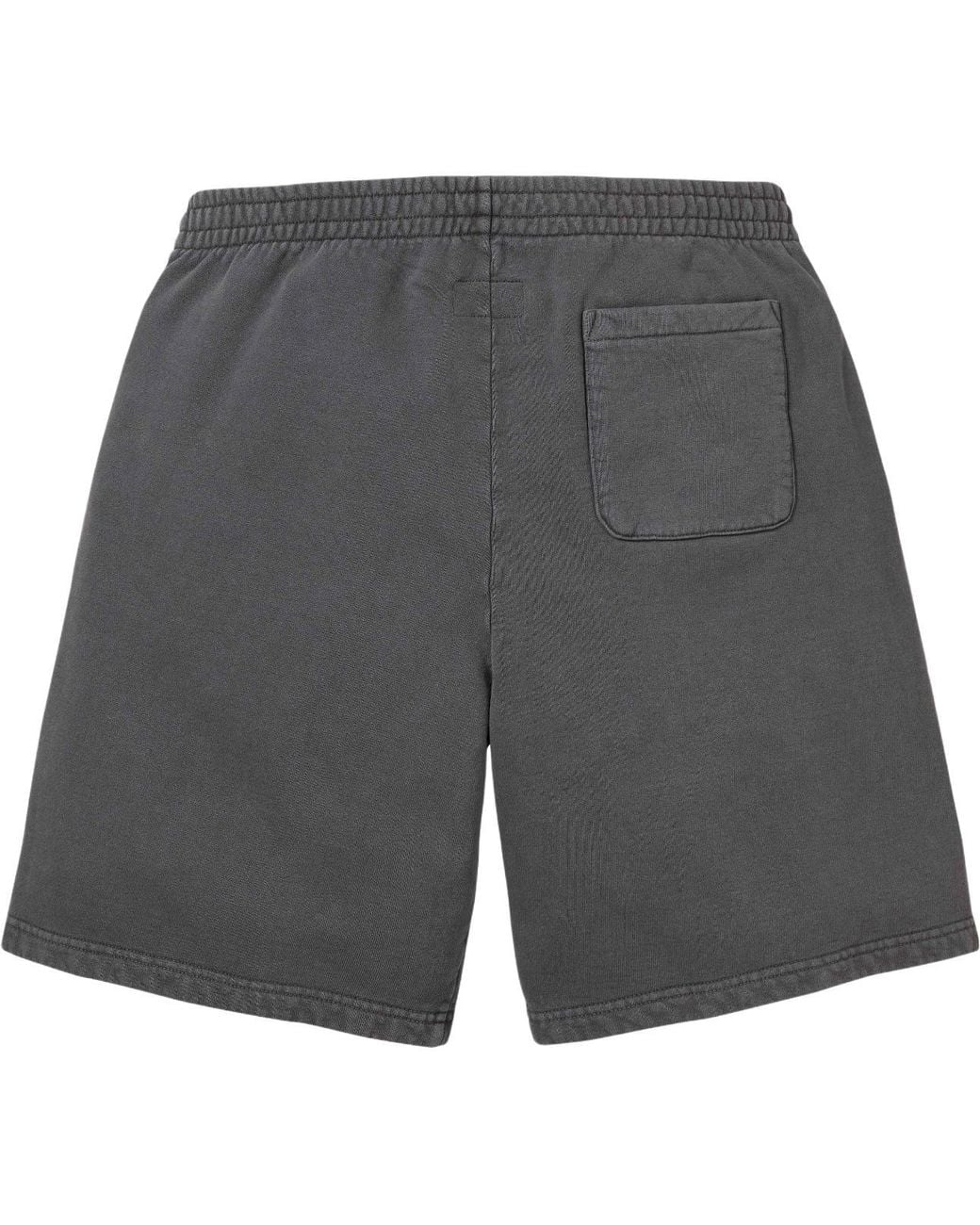 Supreme Gray Overdyed Small Box Sweatshorts for men